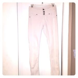 Rue 21 White High Waisted Jeggings